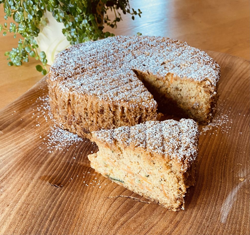 Courgette, carrot and orange cake - Replate